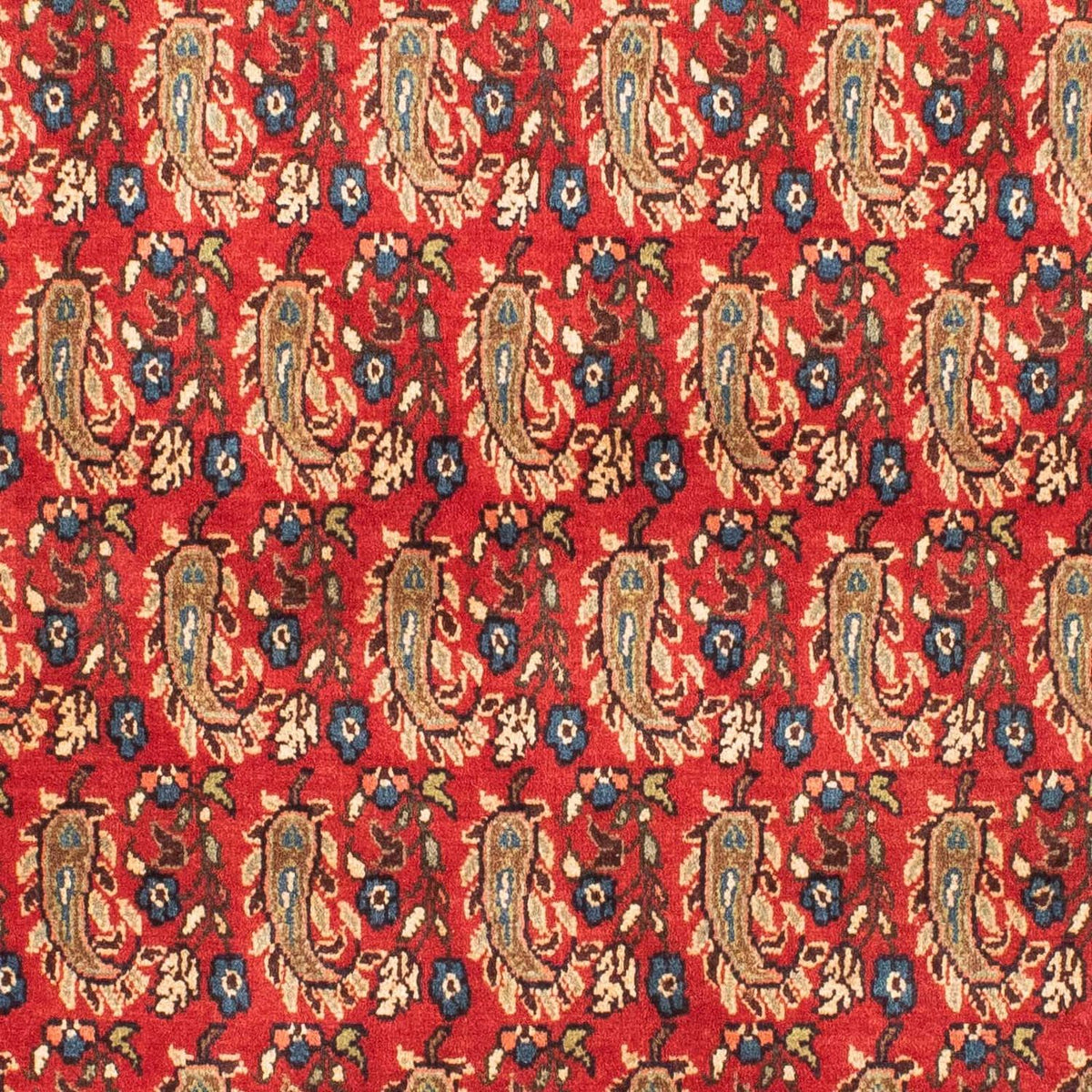 Alfombra persa - Nómada - 160 x 110 cm - rojo oscuro