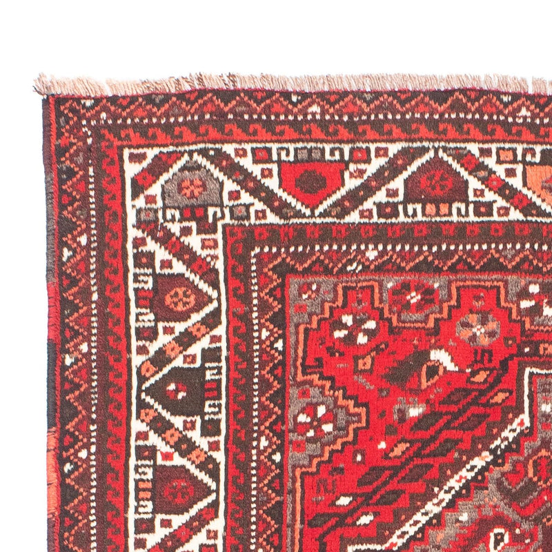 Alfombra persa - Nómada - 165 x 110 cm - rojo oscuro