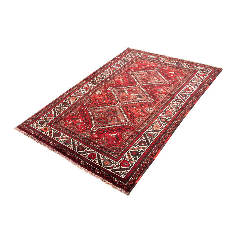 Alfombra persa - Nómada - 165 x 110 cm - rojo oscuro