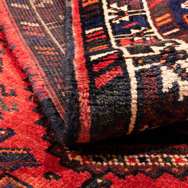 Alfombra persa - Nómada - 162 x 110 cm - rojo claro
