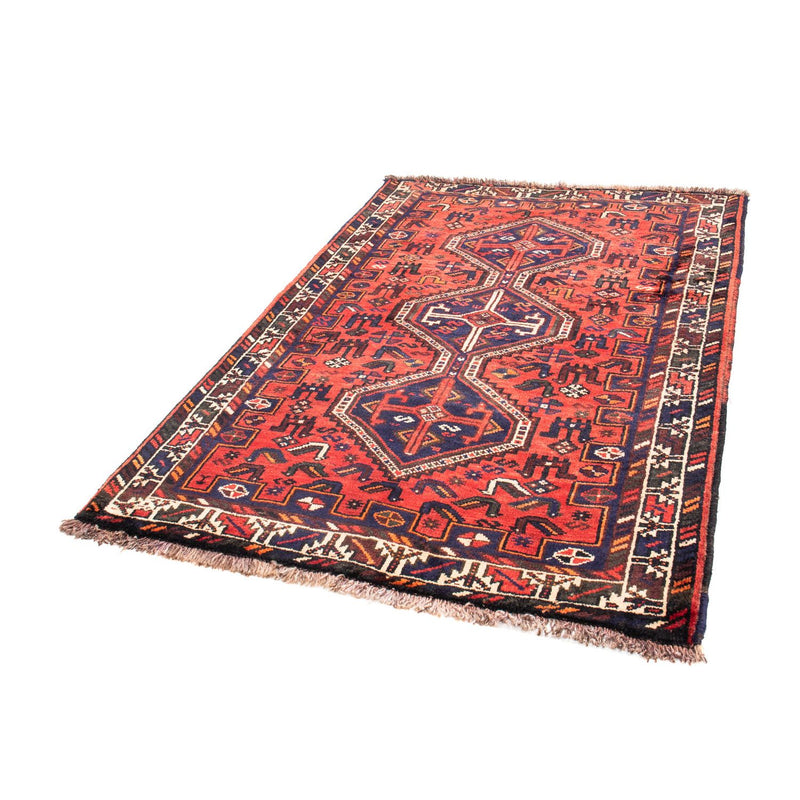 Alfombra persa - Nómada - 162 x 110 cm - rojo claro