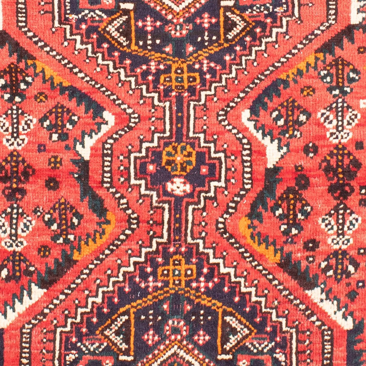Alfombra persa - Nómada - 160 x 110 cm - rojo claro