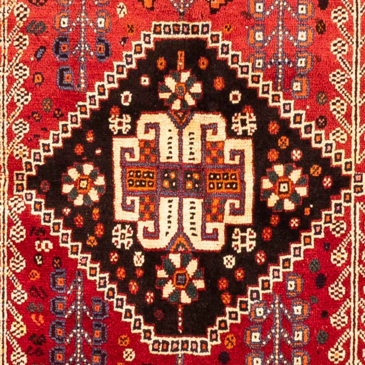 Alfombra persa - Nómada - 255 x 160 cm - rojo oscuro