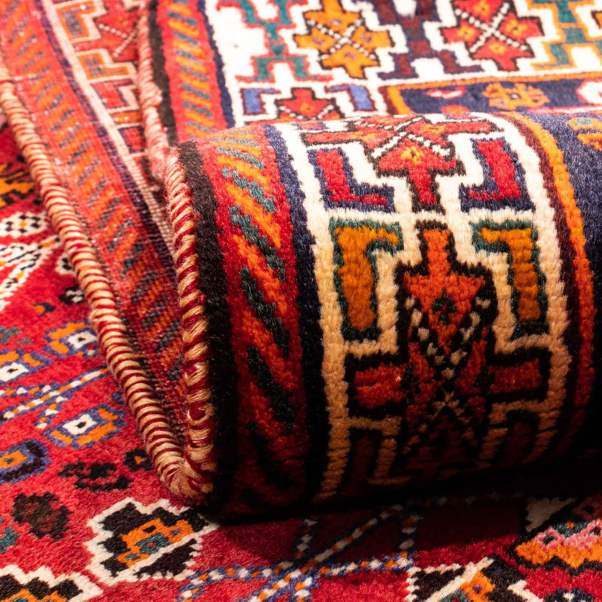 Alfombra persa - Nómada - 255 x 160 cm - rojo oscuro