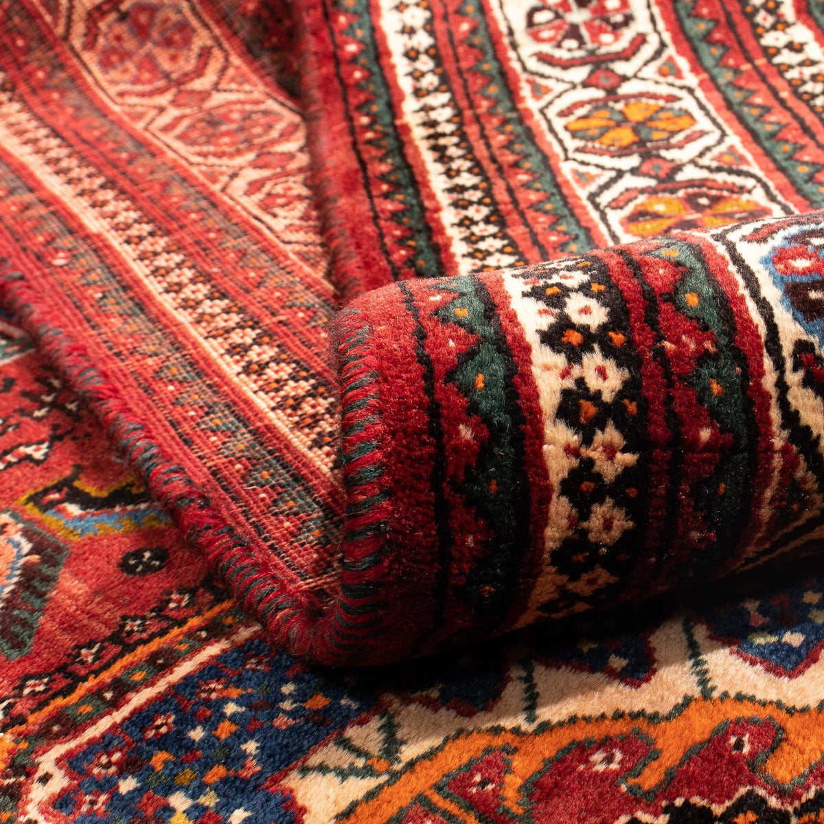 Alfombra persa - Nómada - 310 x 210 cm - rojo oscuro