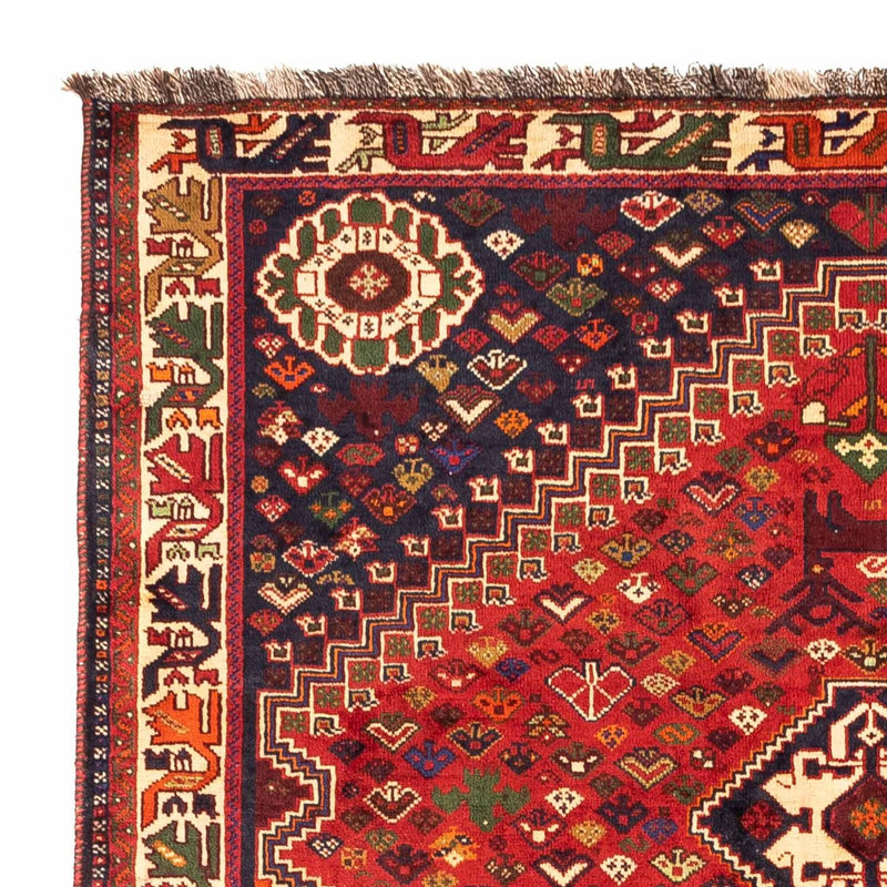 Alfombra persa - Nómada - 270 x 170 cm - rojo oscuro