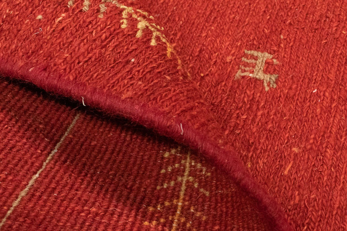Alfombra Gabbeh - Persa - 170 x 112 cm - rojo