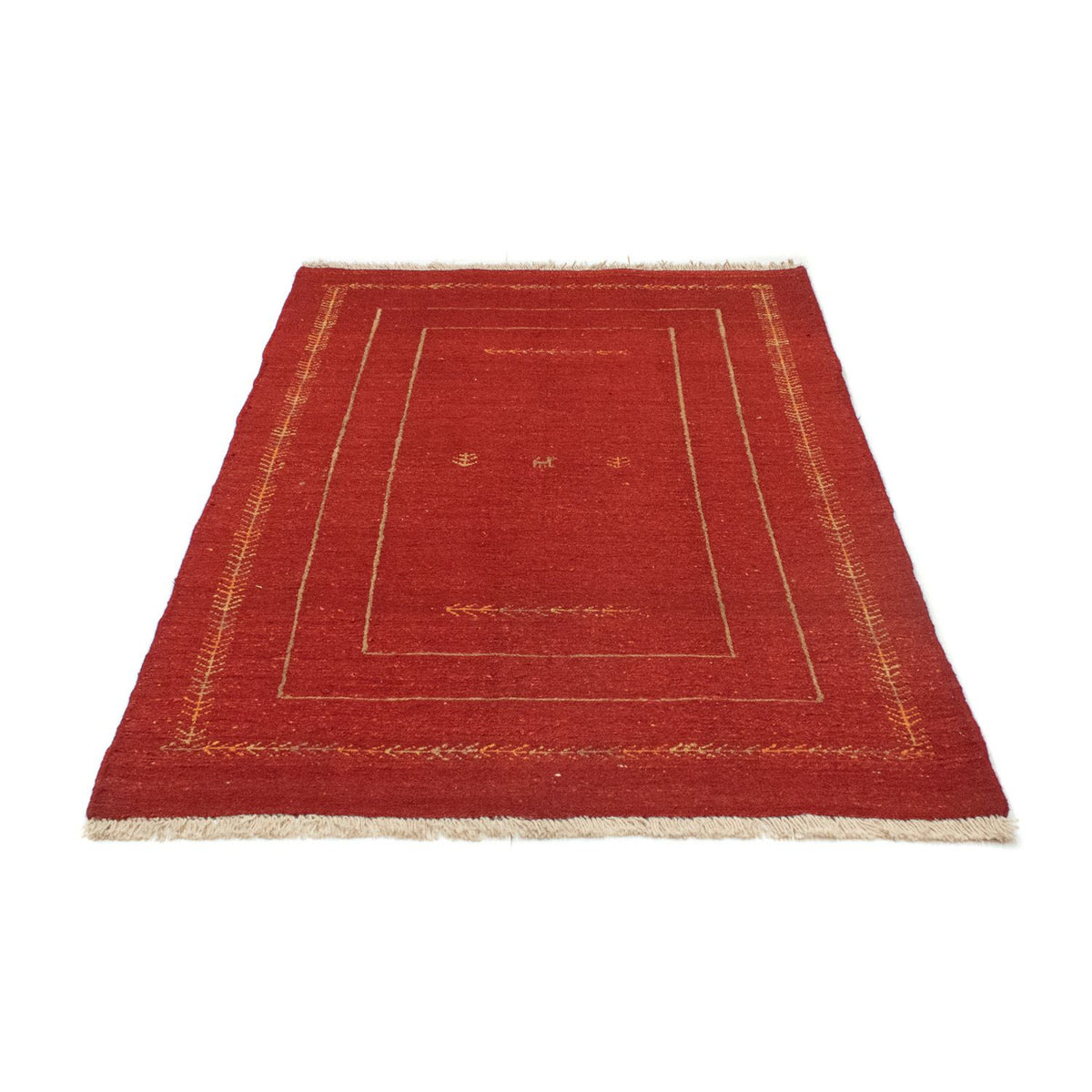 Alfombra Gabbeh - Persa - 170 x 112 cm - rojo