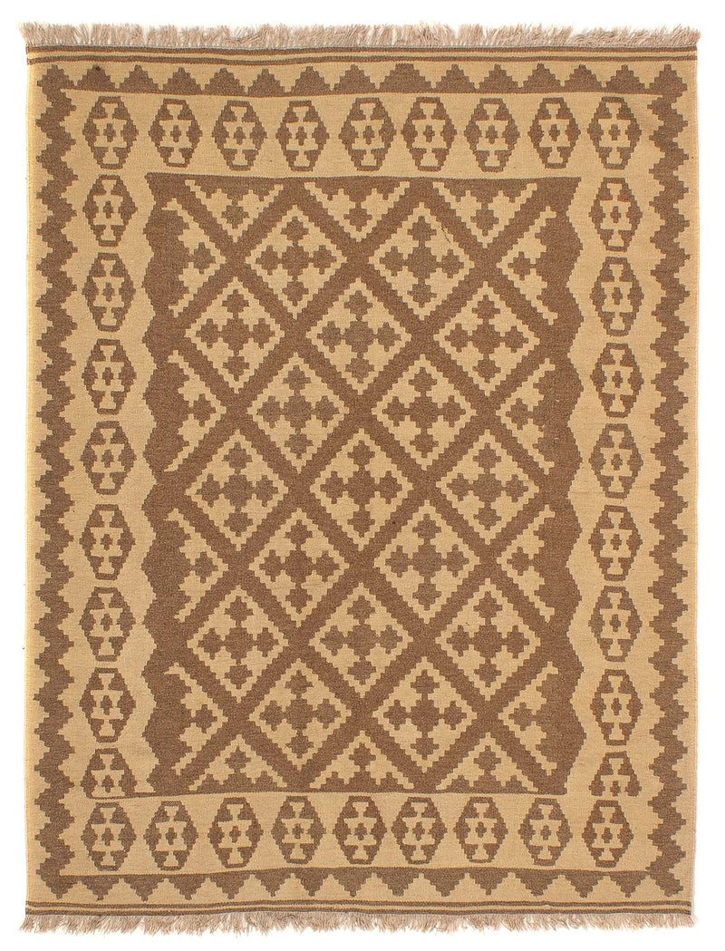 Alfombra Kelim - Oriental - 212 x 163 cm - marrón claro
