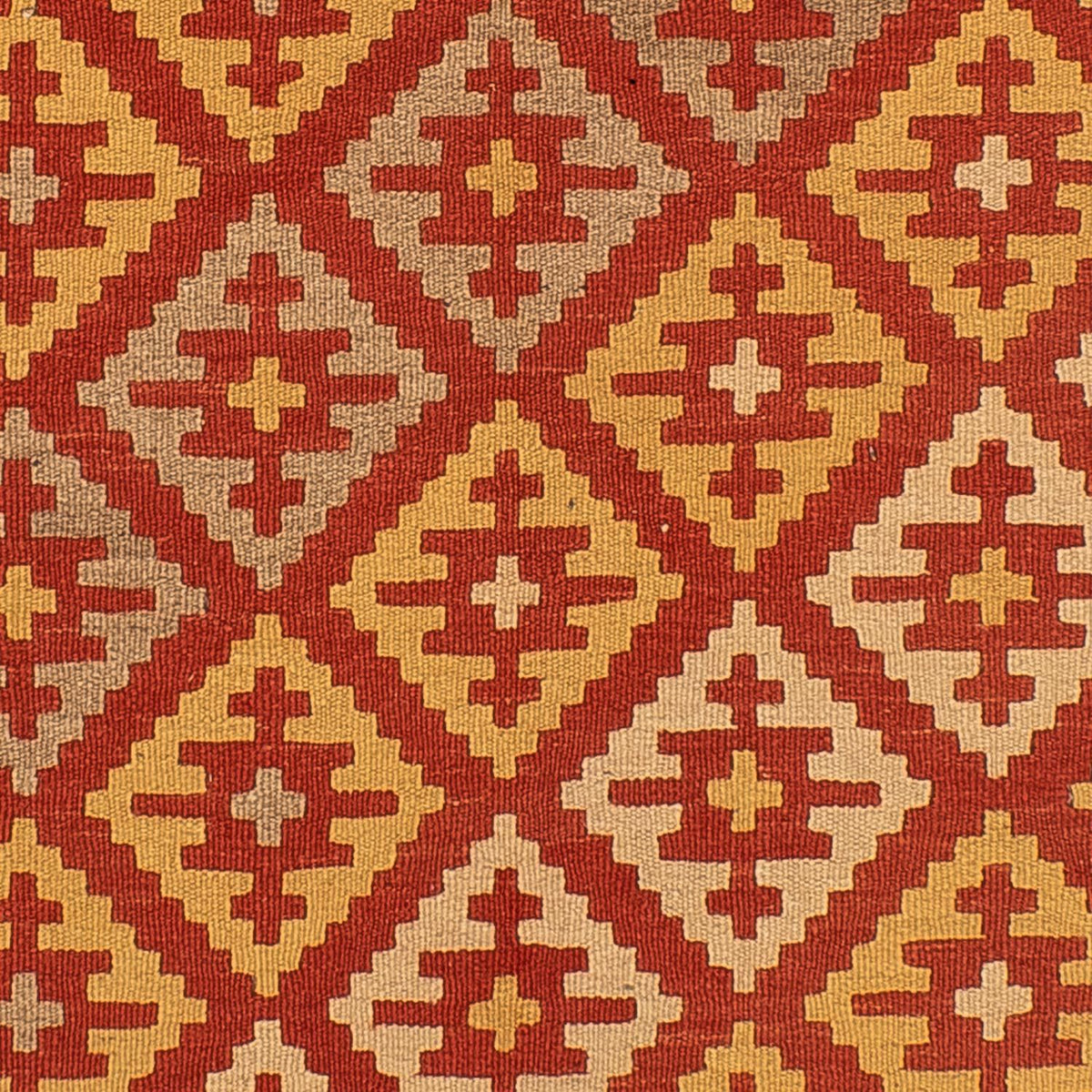Alfombra Kelim - Oriental - 205 x 150 cm - rojo oscuro