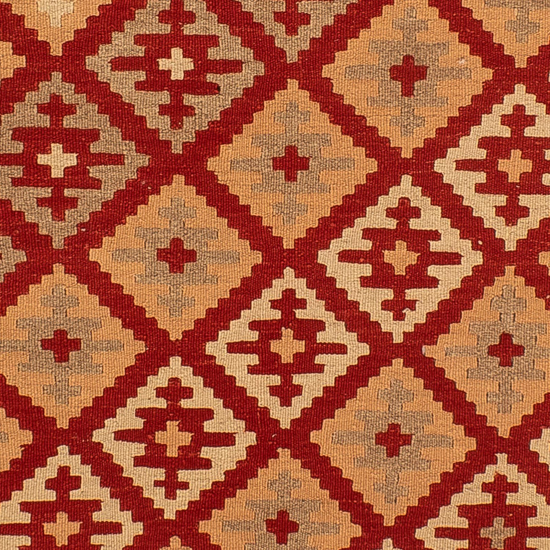 Alfombra Kelim - Oriental - 212 x 145 cm - rojo oscuro
