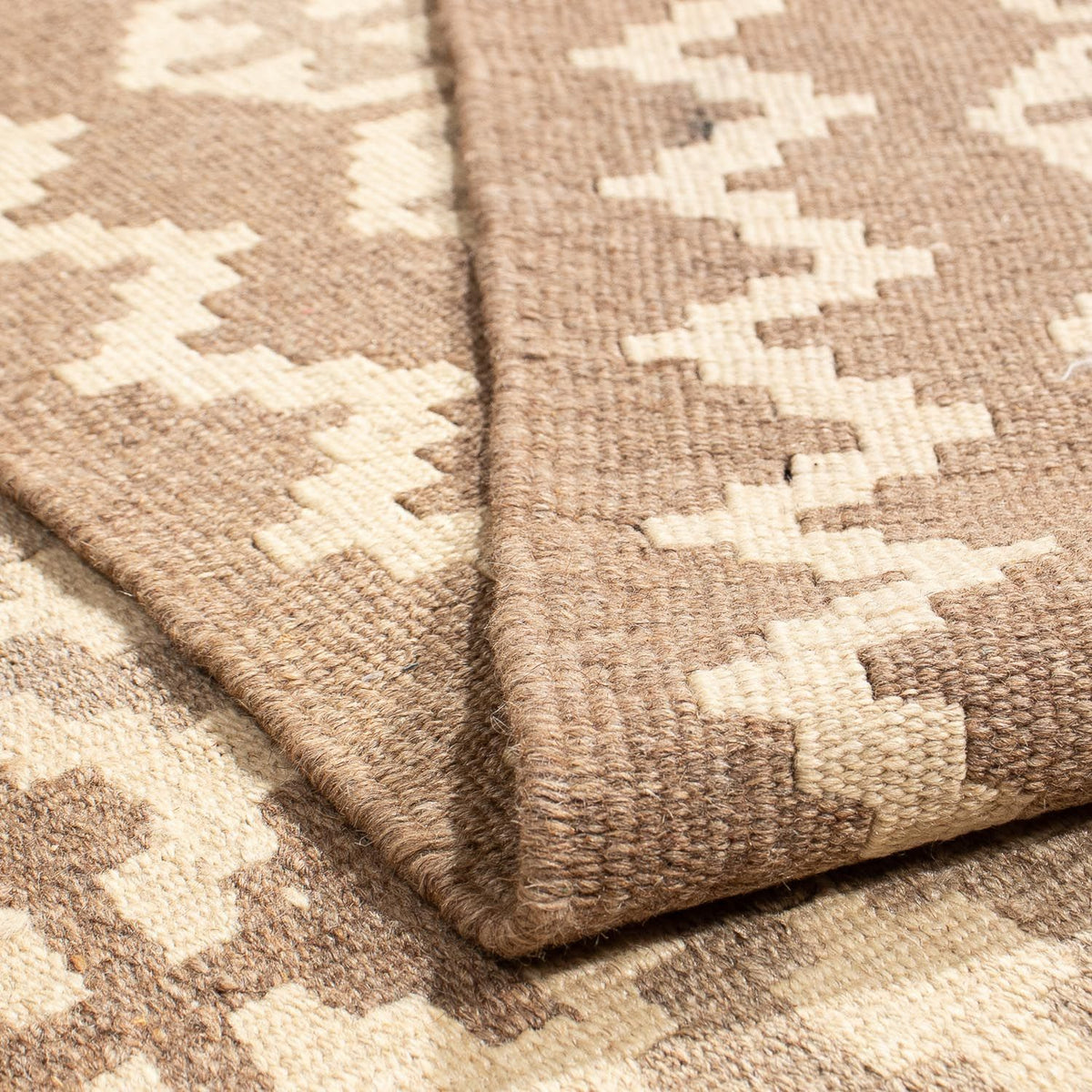 Alfombra Kelim - Oriental - 211 x 153 cm - marrón claro