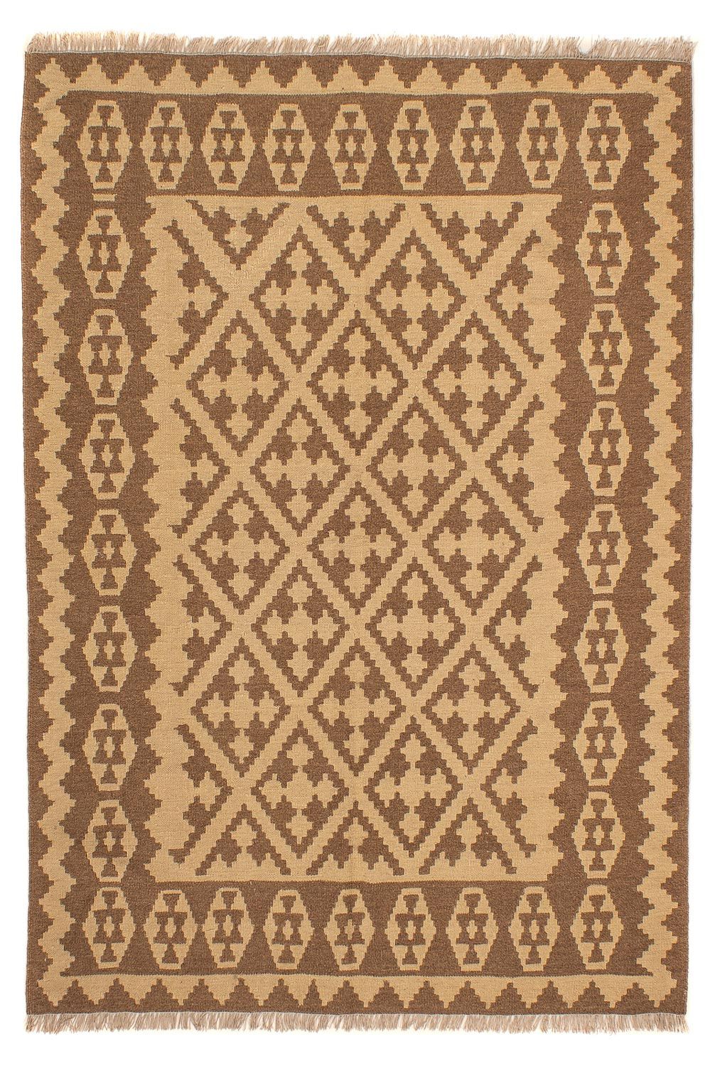 Alfombra Kelim - Oriental - 203 x 165 cm - marrón claro