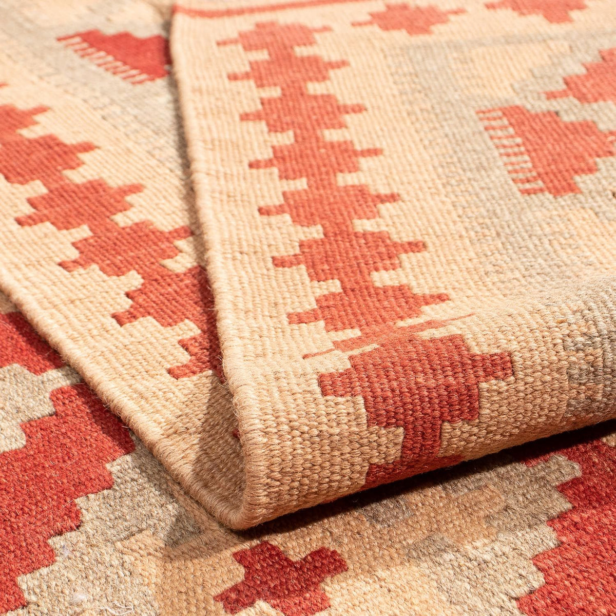 Alfombra Kelim - Oriental - 200 x 148 cm - rojo