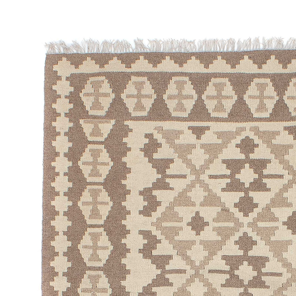 Alfombra Kelim - Oriental - 240 x 173 cm - beige