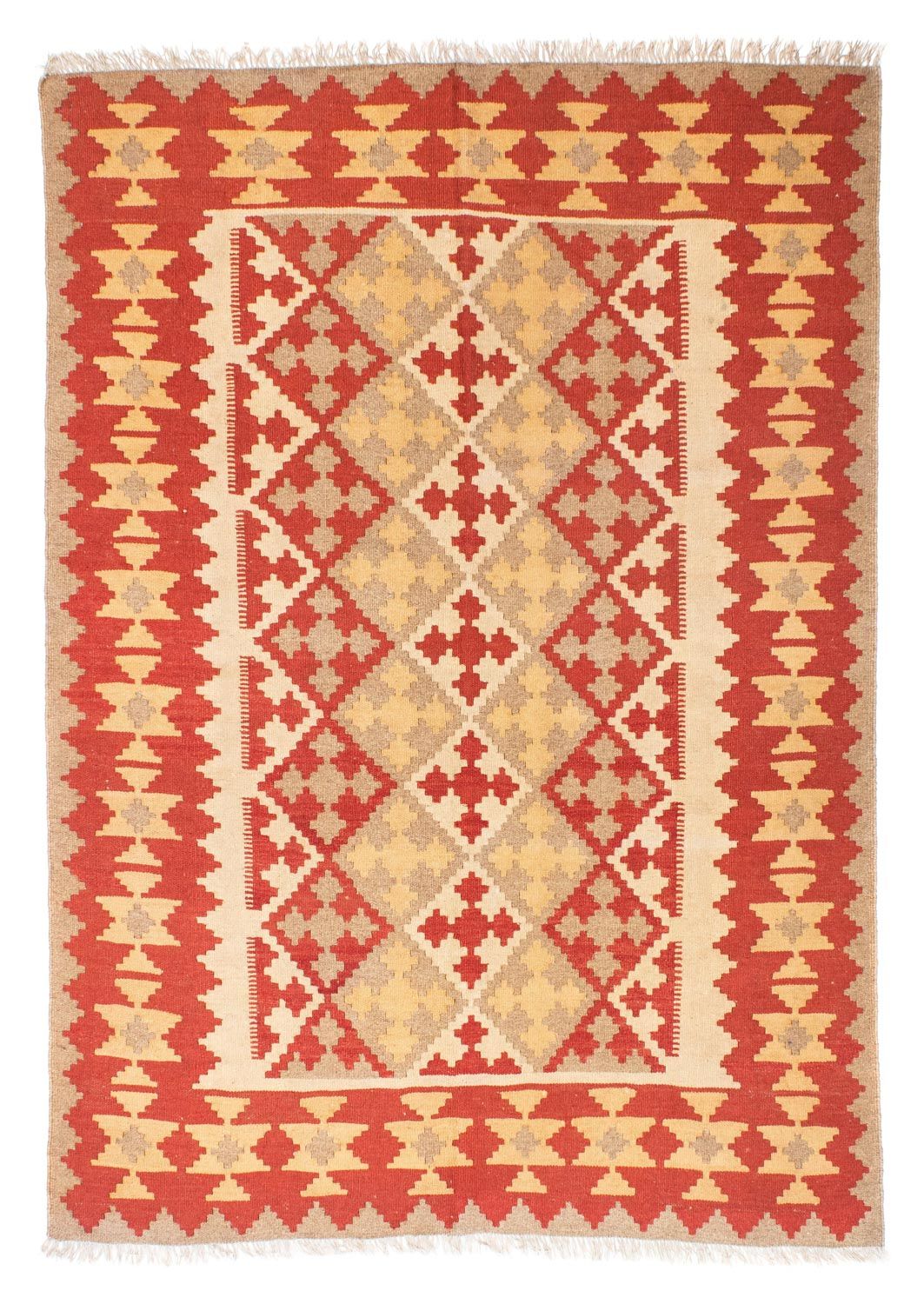 Alfombra Kelim - Oriental - 190 x 148 cm - naranja