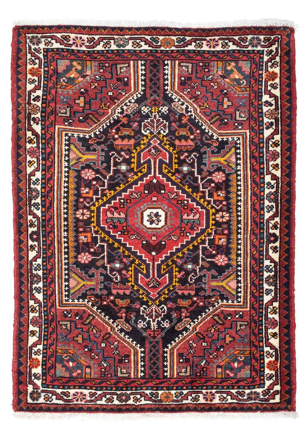 Alfombra persa - Nómada - 122 x 85 cm - rojo