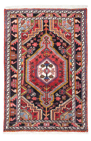 Alfombra persa - Nómada - 117 x 77 cm - rojo claro