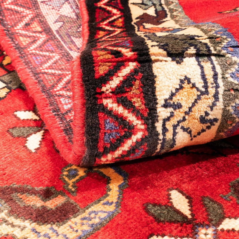 Alfombra persa - Nómada - 158 x 123 cm - rojo oscuro