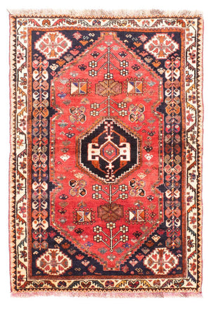 Alfombra persa - Nómada - 160 x 110 cm - rojo