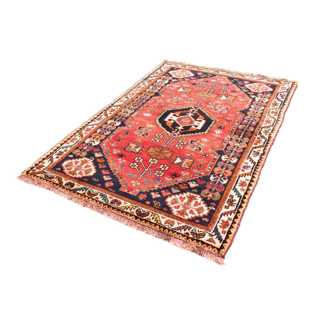 Alfombra persa - Nómada - 160 x 110 cm - rojo