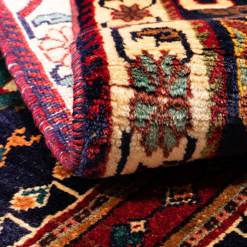 Alfombra persa - Nómada - 190 x 120 cm - rojo oscuro