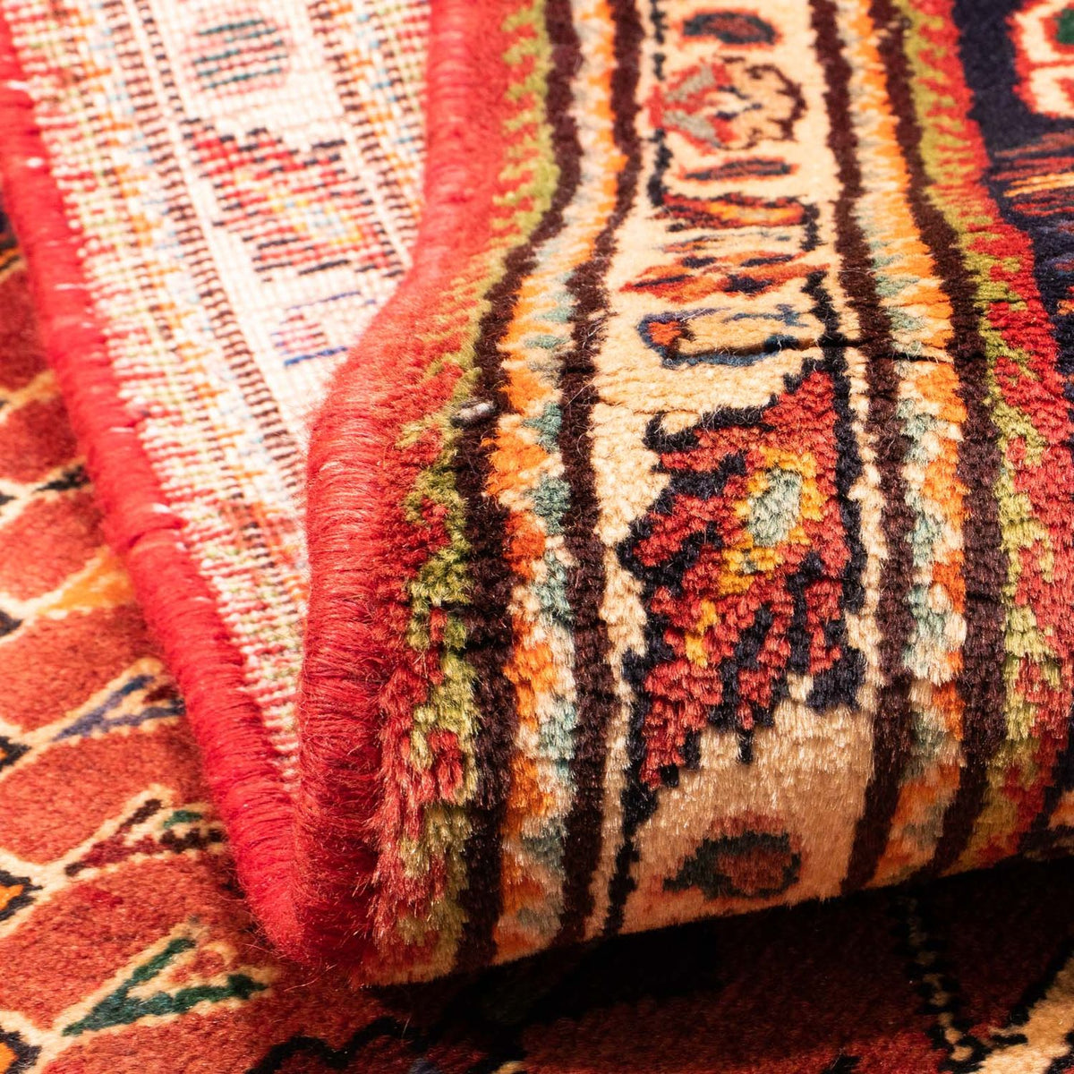 Alfombra persa - Nómada - 170 x 115 cm - rojo oscuro