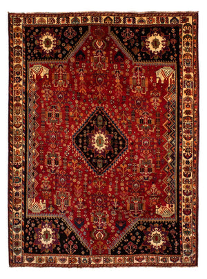Alfombra persa - Nómada - 300 x 220 cm - rojo oscuro