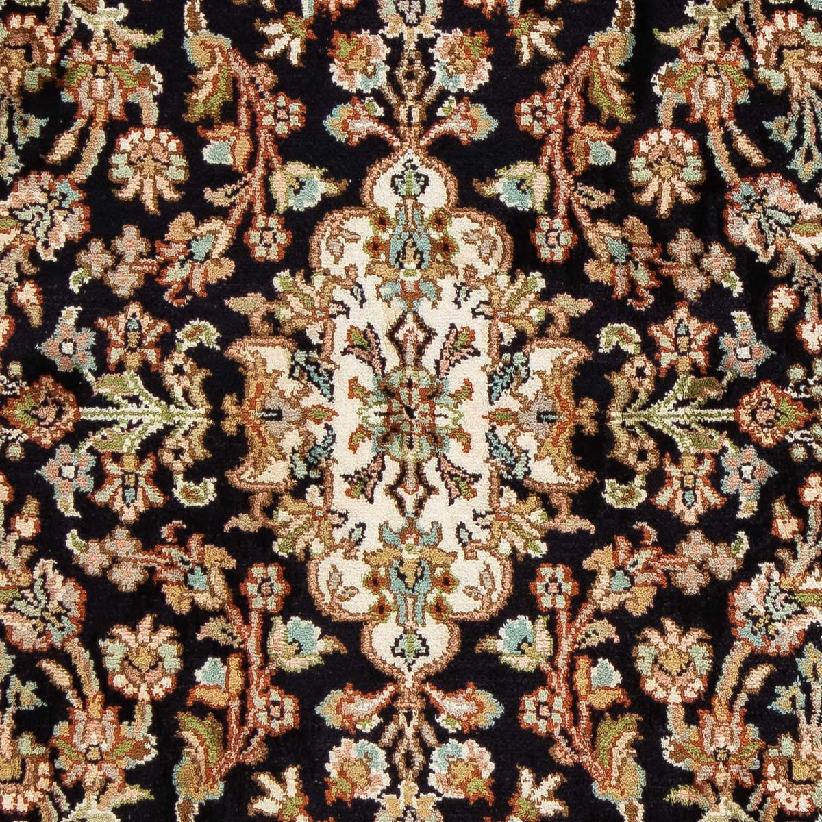 Alfombra persa - Clásica - 94 x 66 cm - azul oscuro