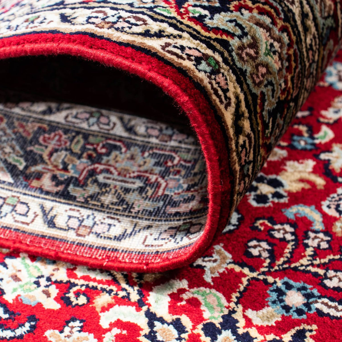 Alfombra de pasillo Alfombra persa - Clásica - 203 x 65 cm - rojo oscuro