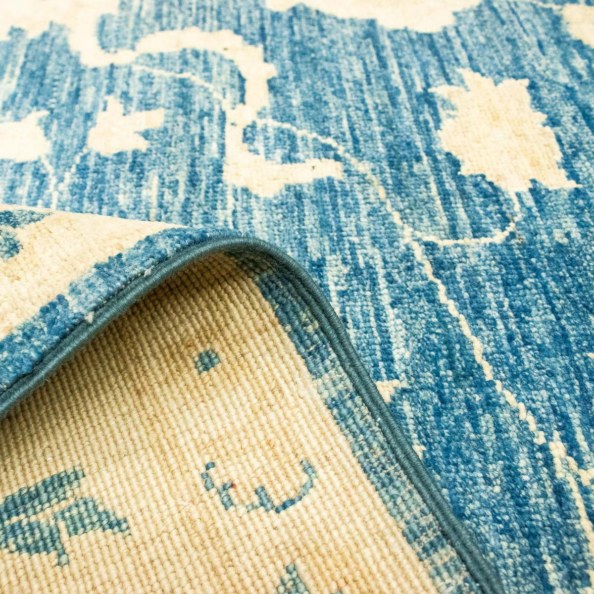 Alfombra Ziegler - 245 x 197 cm - azul oscuro