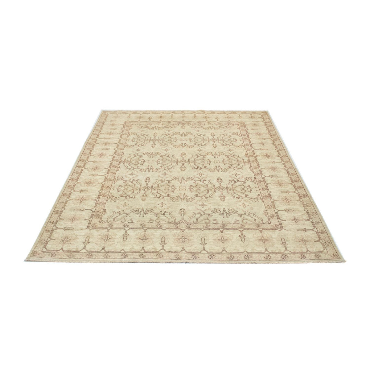 Alfombra persa - Tabriz - 198 x 150 cm - beige