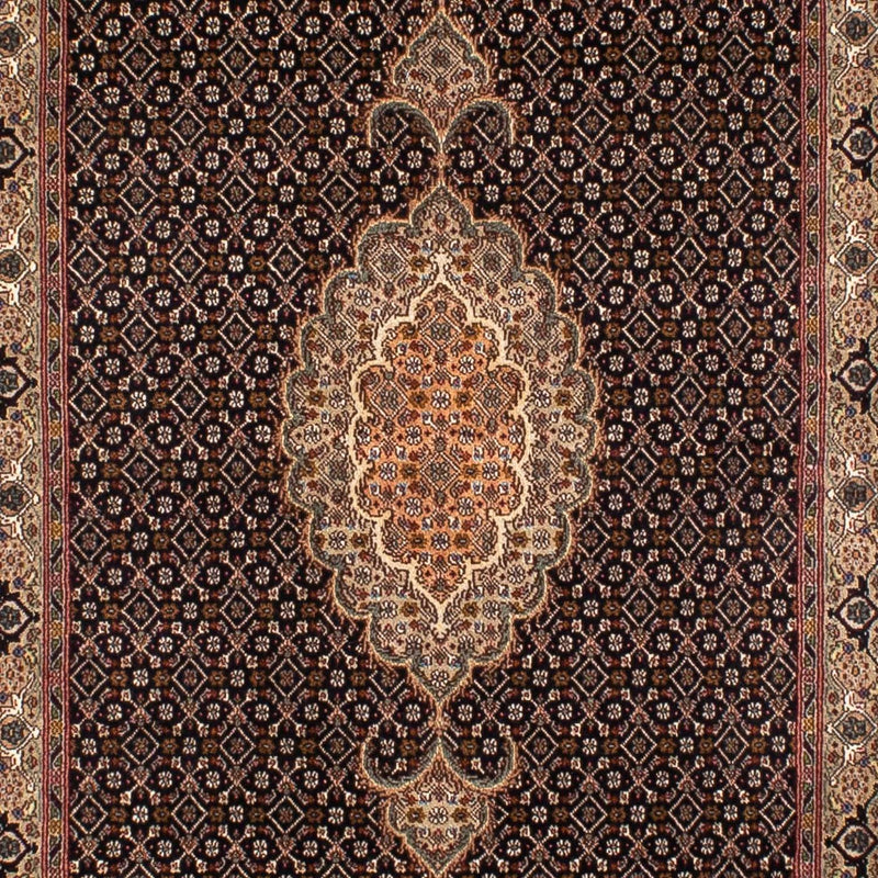 Alfombra de pasillo Alfombra persa - Tabriz - 295 x 77 cm - azul oscuro