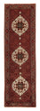 Alfombra de pasillo Alfombra persa - Bidjar - 290 x 82 cm - rojo oscuro