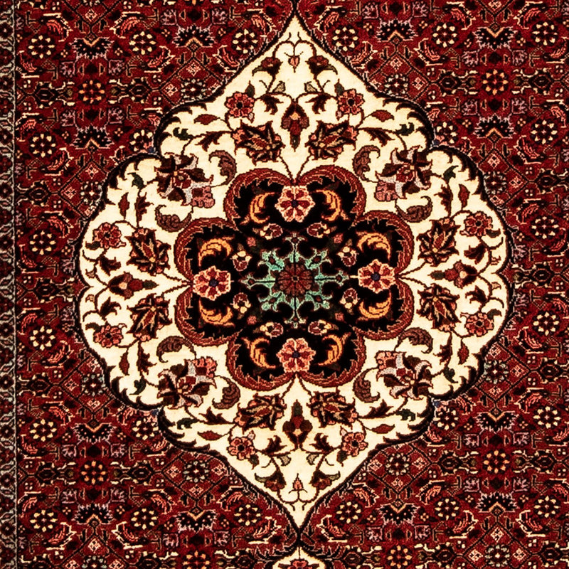 Alfombra de pasillo Alfombra persa - Bidjar - 290 x 82 cm - rojo oscuro