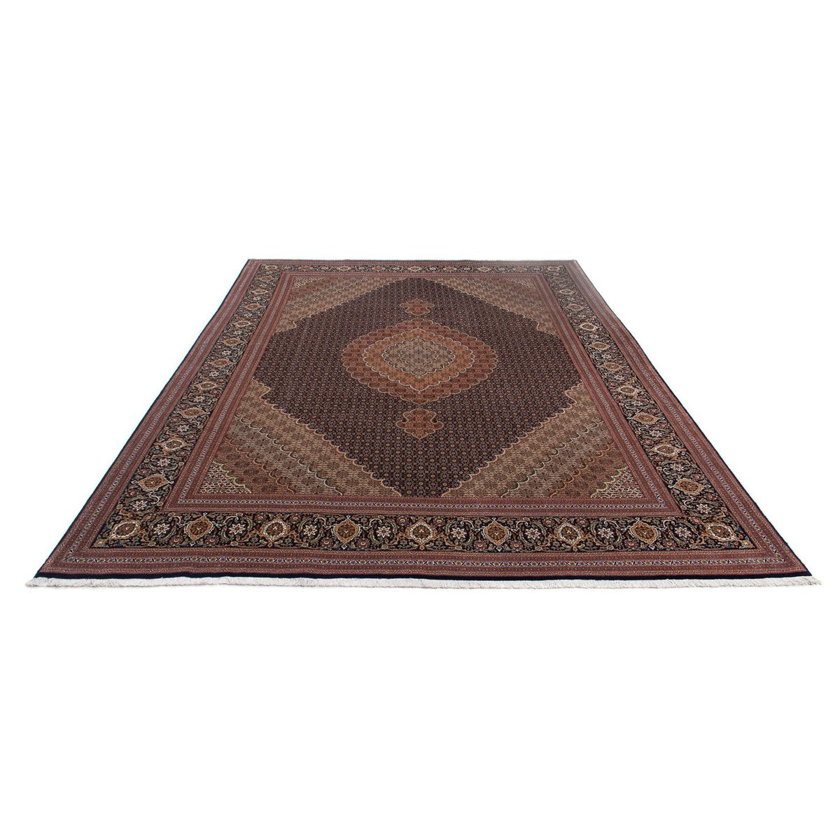 Alfombra persa - Tabriz - 359 x 252 cm - marrón
