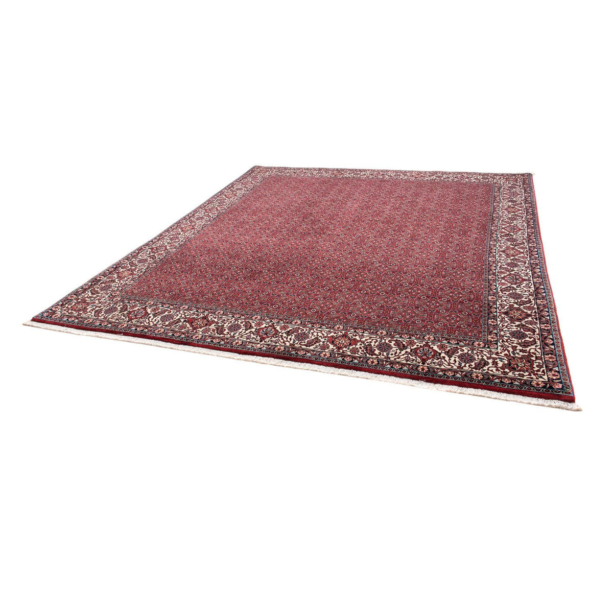 Alfombra persa - Bidjar - 297 x 247 cm - rojo