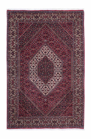 Alfombra persa - Bidjar - 208 x 134 cm - rojo