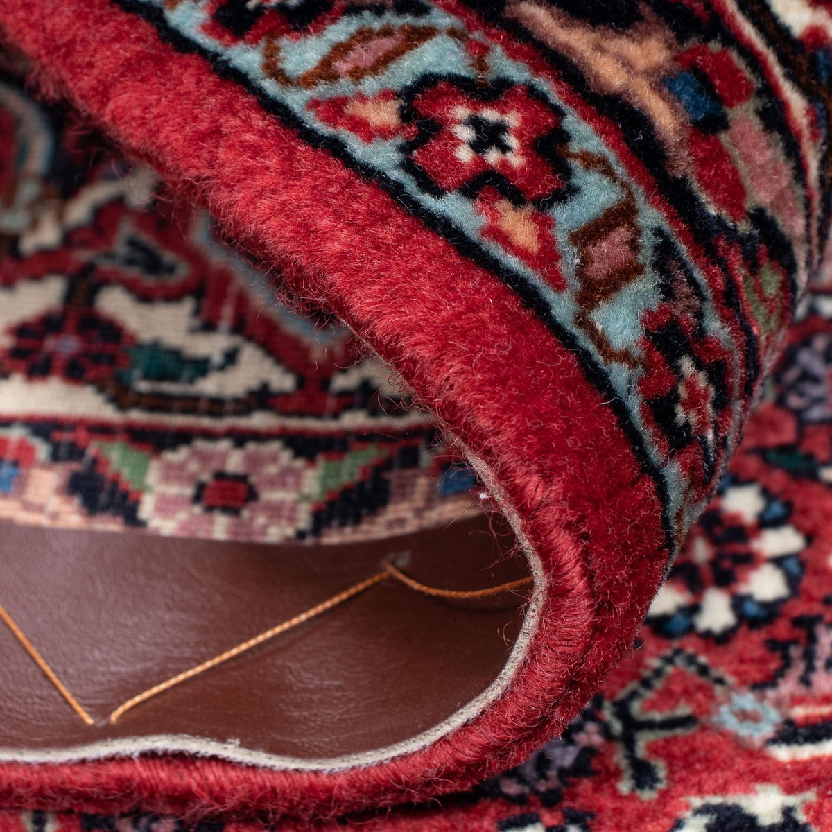 Alfombra persa - Bidjar - 208 x 134 cm - rojo