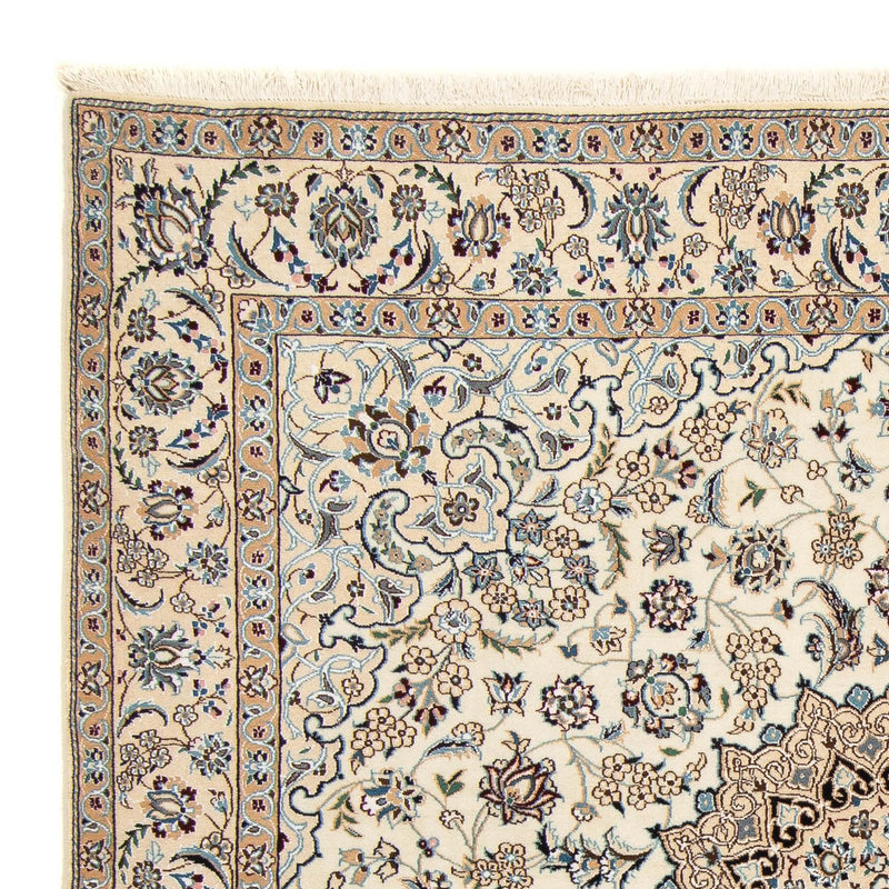 Alfombra Persa - Nain - Real cuadrado  - 202 x 201 cm - beige