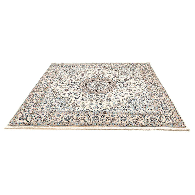 Alfombra Persa - Nain - Real cuadrado  - 202 x 201 cm - beige