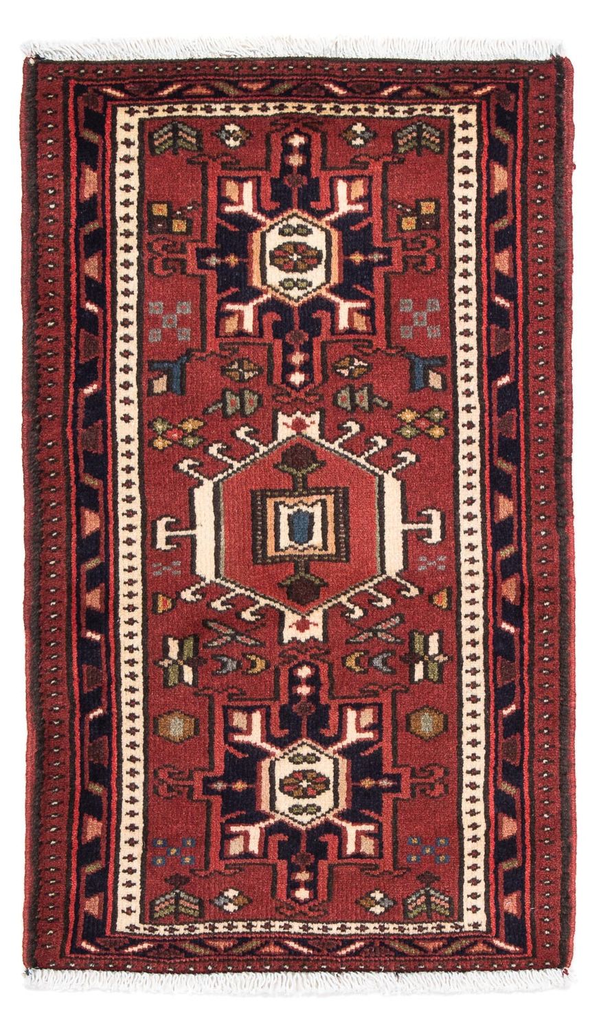 Alfombra persa - Nómada - 103 x 65 cm - marrón