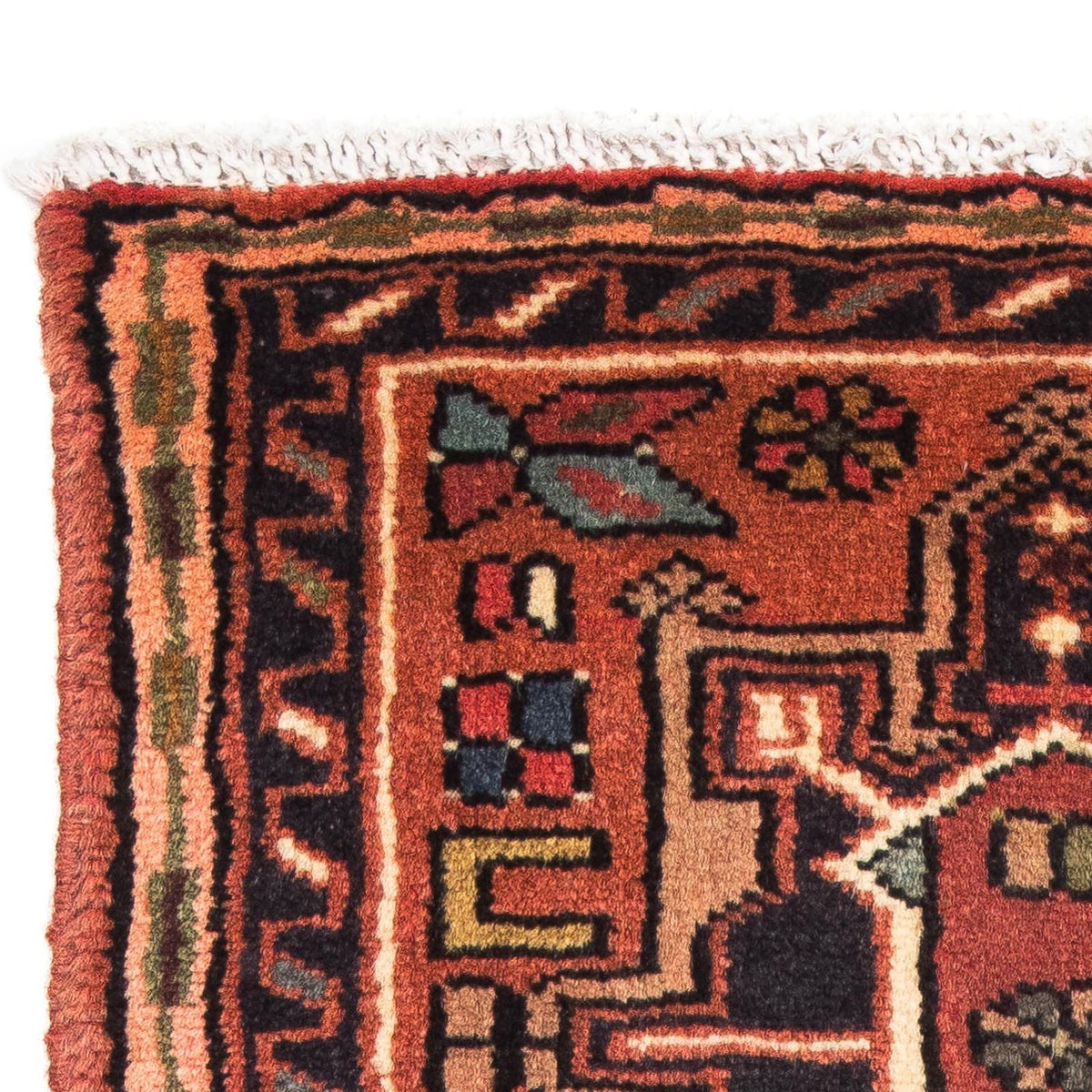 Alfombra persa - Nómada - 108 x 55 cm - marrón