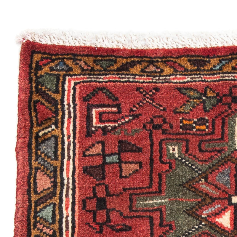 Alfombra persa - Nómada - 105 x 60 cm - rojo oscuro