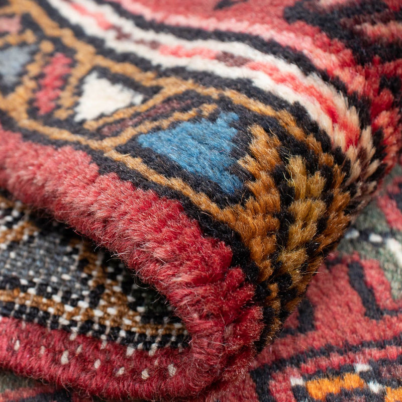 Alfombra persa - Nómada - 105 x 60 cm - rojo oscuro