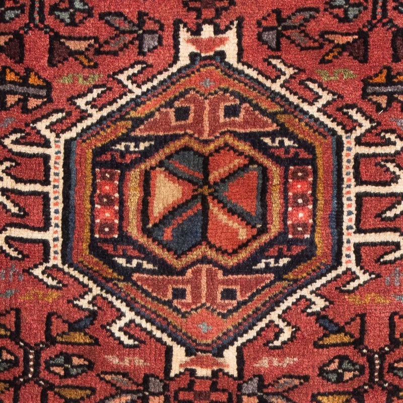Alfombra persa - Nómada - 110 x 77 cm - rojo oscuro