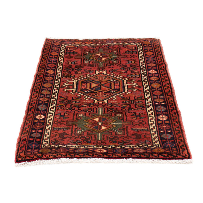 Alfombra persa - Nómada - 110 x 77 cm - rojo oscuro