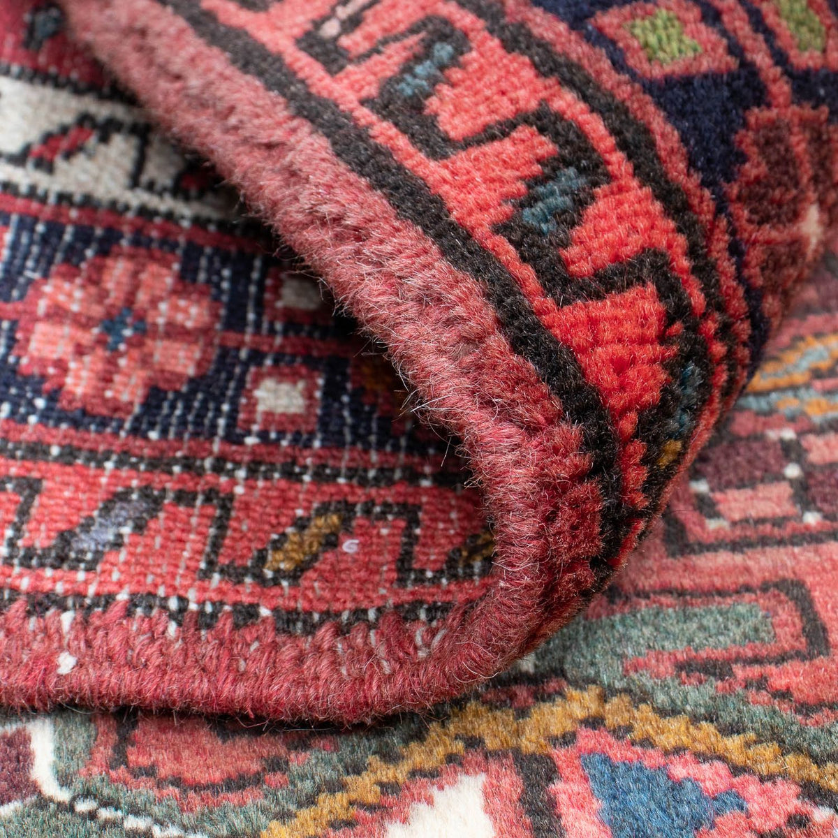 Alfombra persa - Nómada - 115 x 75 cm - rojo oscuro