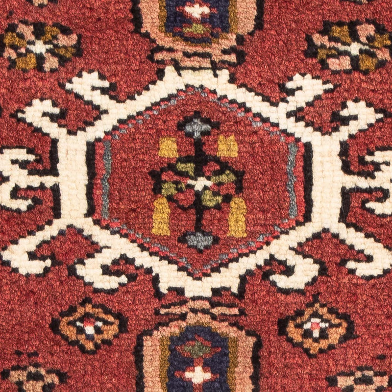 Alfombra persa - Nómada - 100 x 73 cm - rojo oscuro