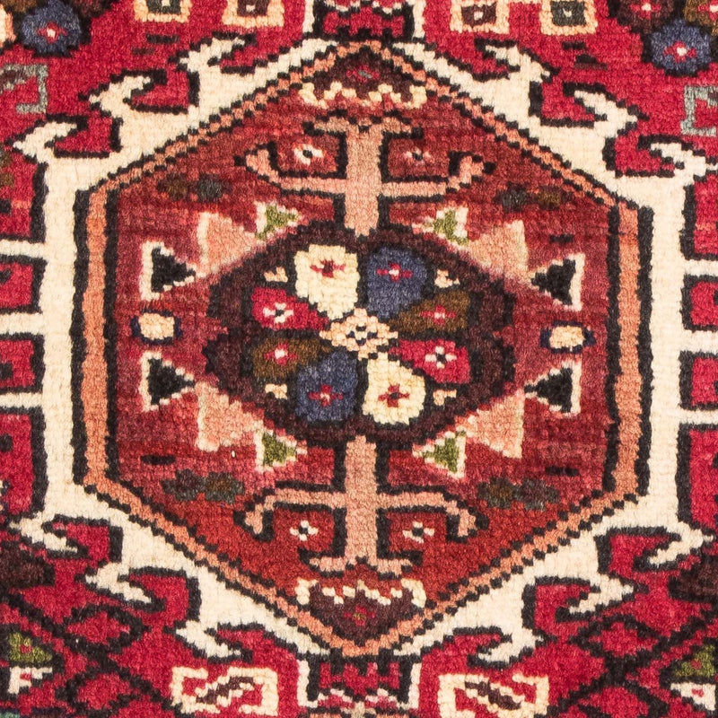 Alfombra persa - Nómada - 105 x 70 cm - rojo oscuro